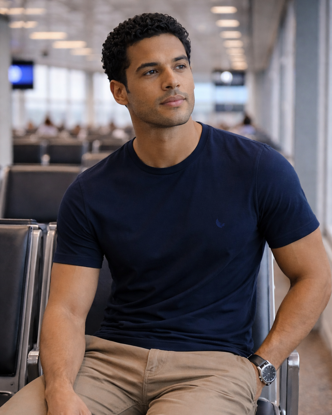 Camiseta Básica Gola Redonda - Contínua