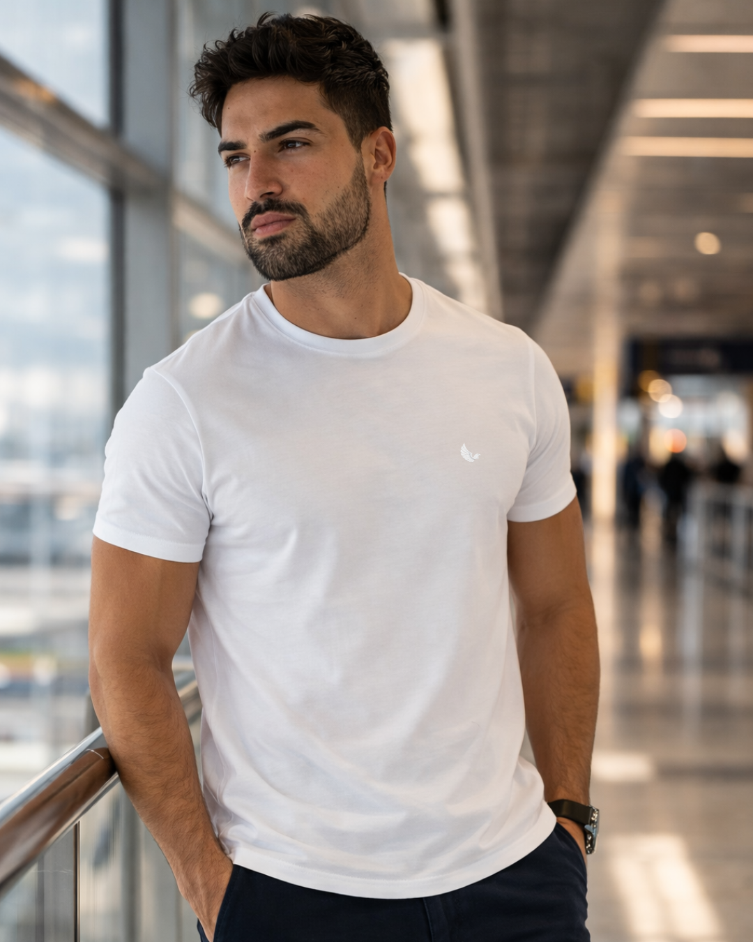 Camiseta Básica Gola Redonda - Contínua