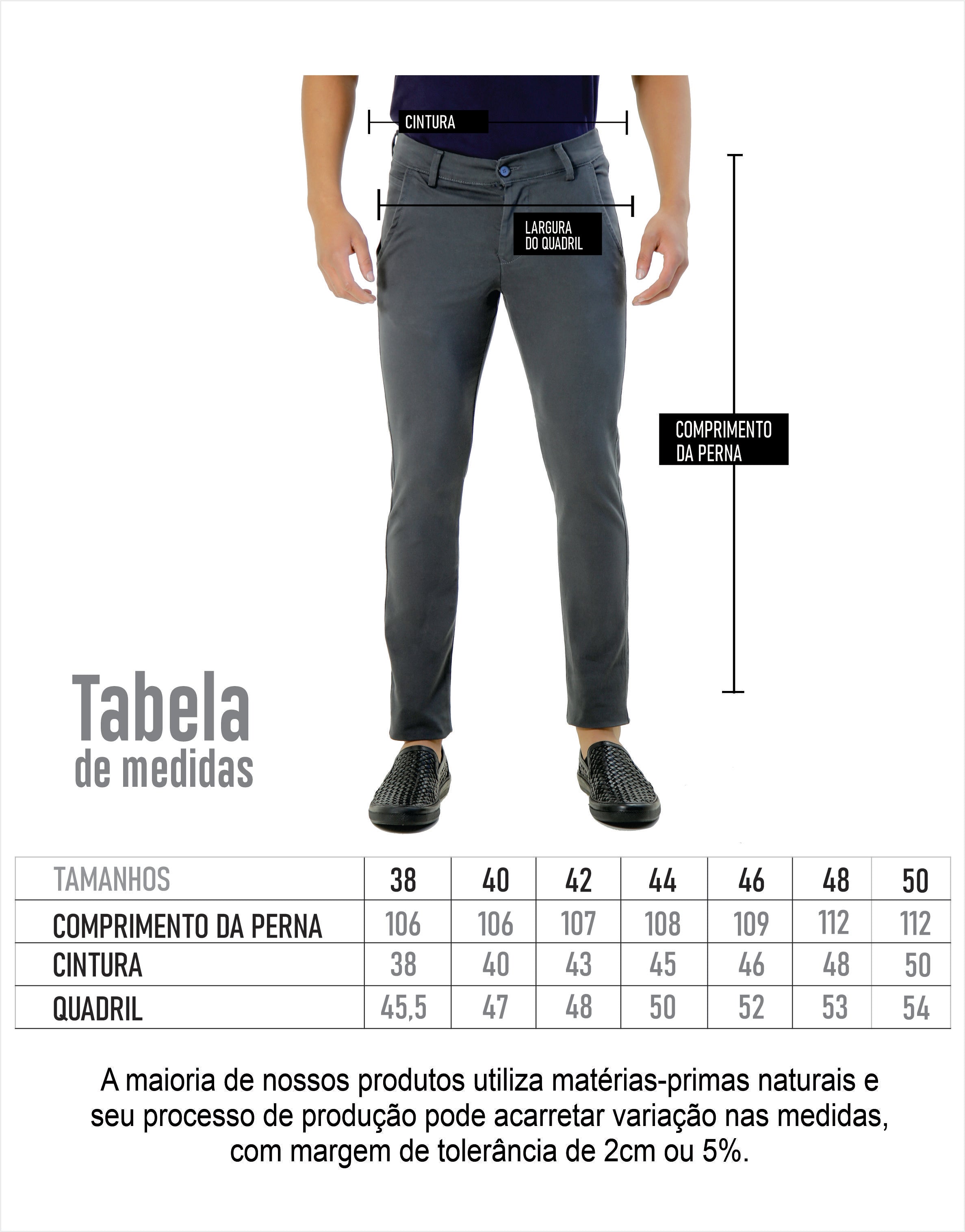 Calça Sarja Slim Iron