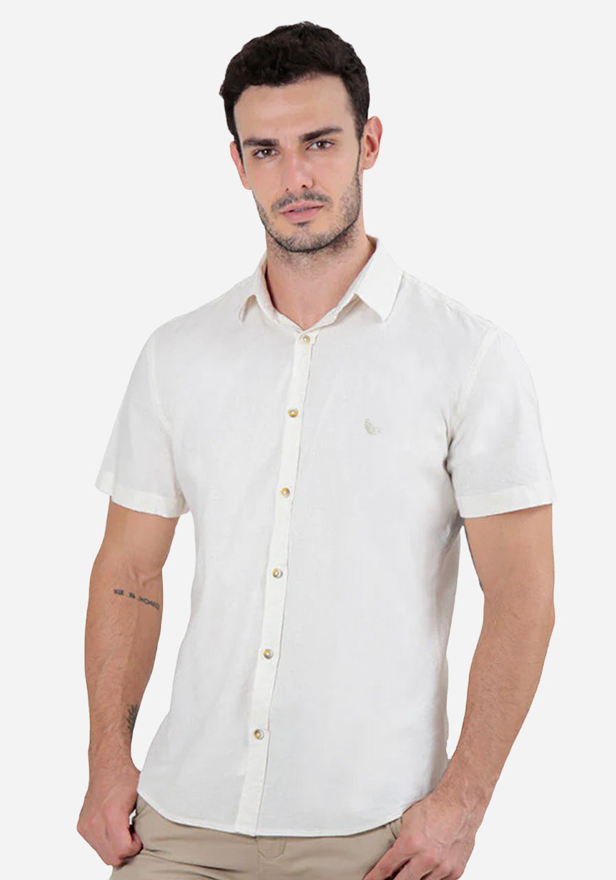 Camisa Slim Fit Linho